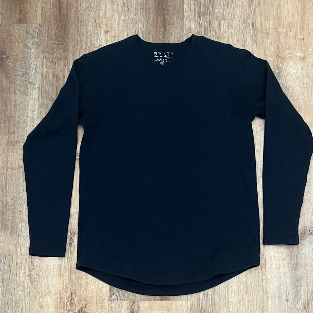 BRAND NEW BYLT Basics Thermal Drop Cut Navy